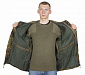 Куртка BW, зелёный камуфляж, пропитка, типа Конго, карманы, без вставки