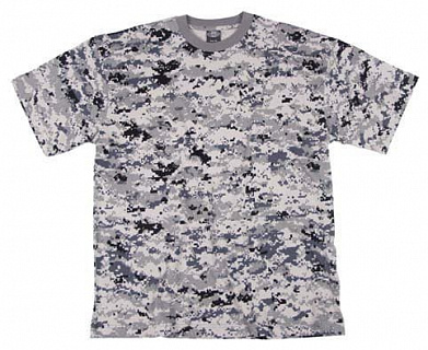 US T-Shirt, halbarm, digital- urban, 170g/m²