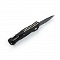 Нож складной Ganzo с зажимом и встроенным свистком, дл.клинка 75 мм, сталь 420С, цв. чёрный
