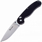 Нож складной Ganzo полуавтомат, дл.клинка 89 мм, сталь 440С, цв. черный