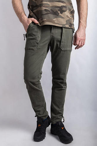Брюки A&F Rustin Athletic Clim, olive