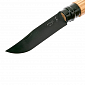 Нож Opinel №8, нержавеющая сталь, рукоять дуб, черный клинок