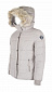 Куртка женская пуховая A&F, мод. 8018, light grey