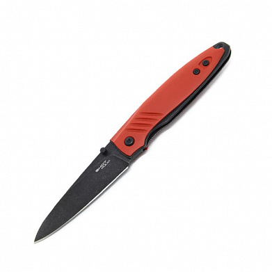 Нож Mr.Blade "SHOT" red black s/w