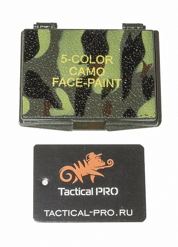 Камуфляжная краска для лица Tactical Pro, 5 цветов, light