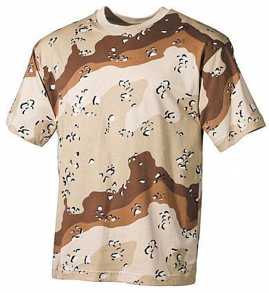 US T-Shirt, halbarm, 6 Farben desert, 160g/m²