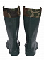 Сапоги резиновые короткие, зеленый/камуфляж