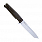 Нож Kizlyar Supreme Aggressor 420НС SW (StoneWash, Black Kraton, кожаный чехол)
