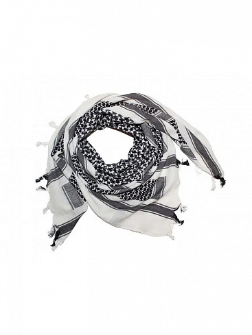 Арафатка 110х110, light grey/black
