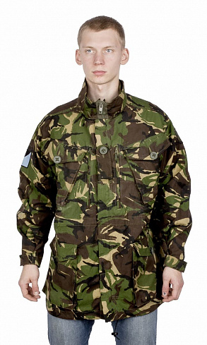 Куртка GB, наземных полевых частей, зеленый камуфляж (без капюшона)