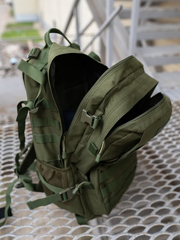 Рюкзак тактический два больших кармана спереди, olive