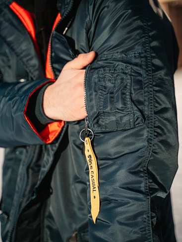 Зимняя мужская куртка аляска N-3B, Navy