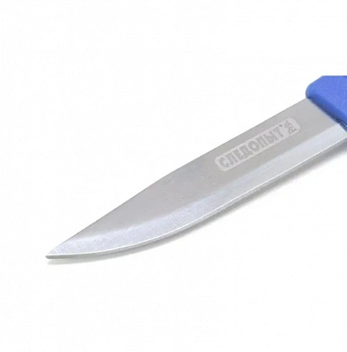 Нож разделочный "Следопыт" универсальный, прорезиненная ручка, дл. клинка 100 мм, в чехле