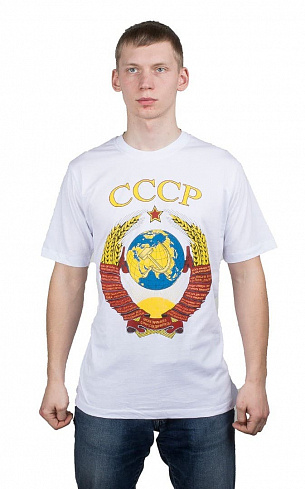 Футболка СССР, белая