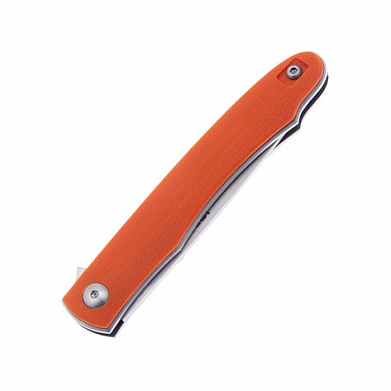 Нож N.C.Custom "MINIMUS" satin сталь X-105, рукоять orange G10