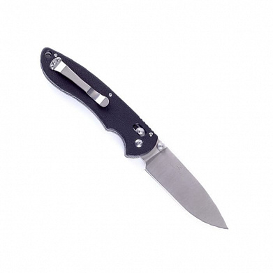 Нож складной Ganzo, G10, клипса, дл.клинка 95 мм, сталь 440С, цв.черный