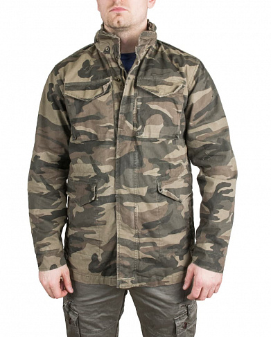 Куртка M-65 STALKER, арт. 760, woodland