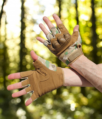 Перчатки Mechanix M-Pact 3 Ultimate Impact Protection, без пальцев, mtp