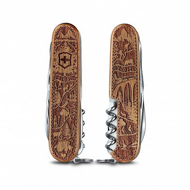 Нож Victorinox Climber Wood Swiss Spirit SE2021 1.3701.63L21 (91 mm)