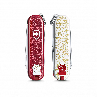 Нож-брелок Victorinox LE2021 Lucky Cat 0.6223.L2106 (58mm)