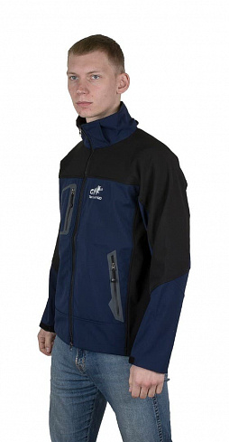 Куртка-ветровка "Wind Stopper Softshell" Tactical Pro, blue